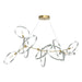 Hubbardton Forge - 138920-SKT-STND-86-82 - Six Light Pendant - Celesse - Modern Brass
