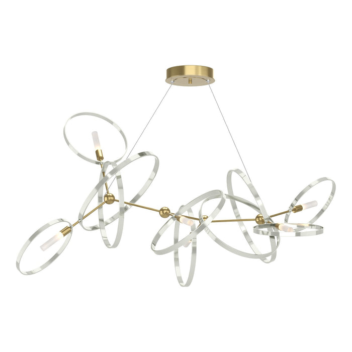 Hubbardton Forge - 138920-SKT-STND-86-85 - Six Light Pendant - Celesse - Modern Brass