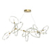 Hubbardton Forge - 138920-SKT-STND-86-85 - Six Light Pendant - Celesse - Modern Brass