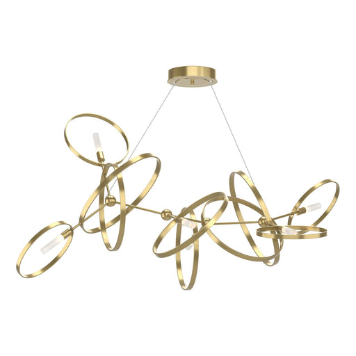 Hubbardton Forge - 138920-SKT-STND-86-86 - Six Light Pendant - Celesse - Modern Brass