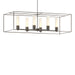 Hubbardton Forge - 138940-SKT-MULT-07-05-GG0392 - Six Light Pendant - Portico - Dark Smoke