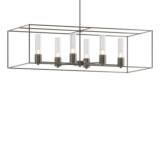 Portico Six Light Pendant Dark Smoke