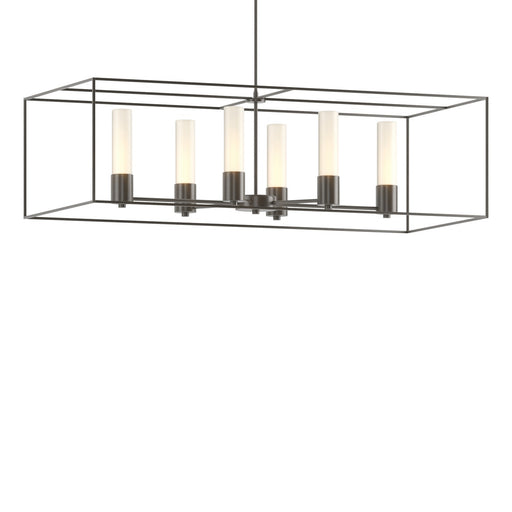 Portico Six Light Pendant Dark Smoke