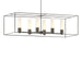 Hubbardton Forge - 138940-SKT-MULT-07-07-GG0392 - Six Light Pendant - Portico - Dark Smoke