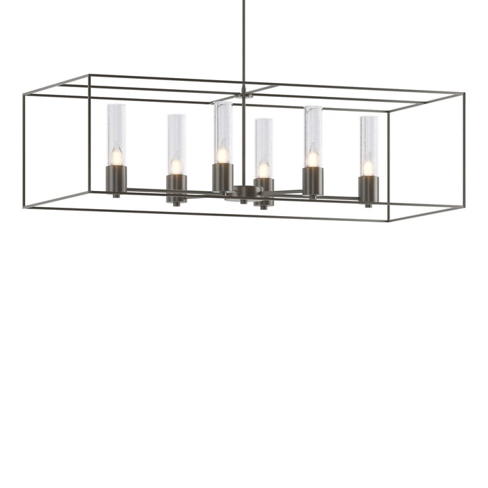 Hubbardton Forge - 138940-SKT-MULT-07-07-II0392 - Six Light Pendant - Portico - Dark Smoke