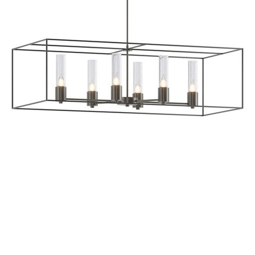 Portico Six Light Pendant Dark Smoke