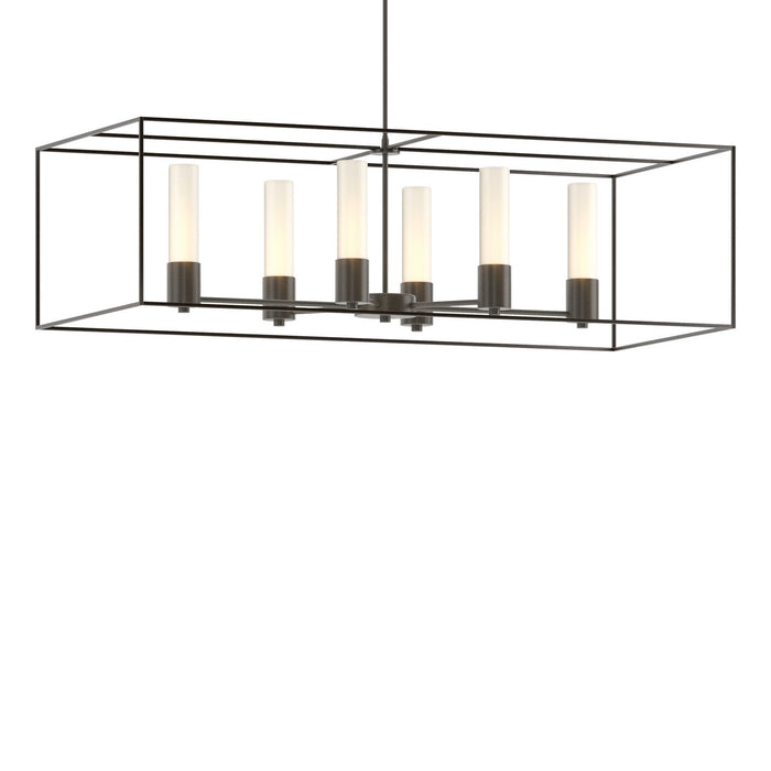 Hubbardton Forge - 138940-SKT-MULT-07-14-GG0392 - Six Light Pendant - Portico - Dark Smoke