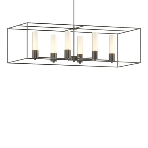 Portico Six Light Pendant Dark Smoke