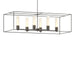 Hubbardton Forge - 138940-SKT-MULT-07-20-GG0392 - Six Light Pendant - Portico - Dark Smoke