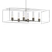 Hubbardton Forge - 138940-SKT-MULT-07-82-II0392 - Six Light Pendant - Portico - Dark Smoke