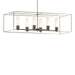 Hubbardton Forge - 138940-SKT-MULT-07-84-GG0392 - Six Light Pendant - Portico - Dark Smoke