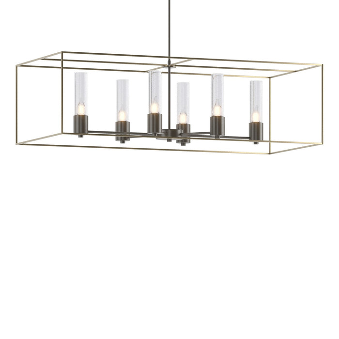 Hubbardton Forge - 138940-SKT-MULT-07-84-II0392 - Six Light Pendant - Portico - Dark Smoke