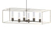 Hubbardton Forge - 138940-SKT-MULT-07-84-II0392 - Six Light Pendant - Portico - Dark Smoke