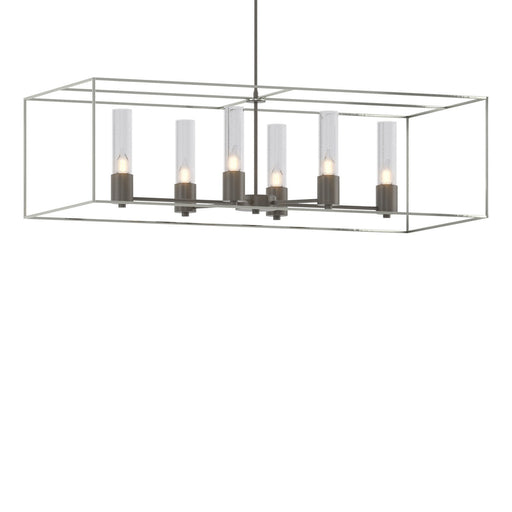 Portico Six Light Pendant Dark Smoke