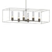 Hubbardton Forge - 138940-SKT-MULT-07-85-II0392 - Six Light Pendant - Portico - Dark Smoke