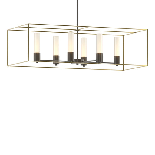 Portico Six Light Pendant Dark Smoke