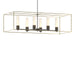 Hubbardton Forge - 138940-SKT-MULT-07-86-GG0392 - Six Light Pendant - Portico - Dark Smoke