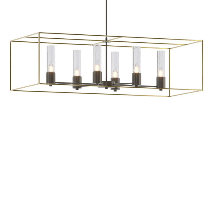 Hubbardton Forge - 138940-SKT-MULT-07-86-II0392 - Six Light Pendant - Portico - Dark Smoke