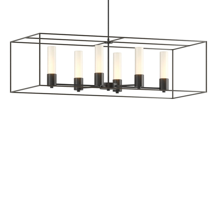 Hubbardton Forge - 138940-SKT-MULT-10-07-GG0392 - Six Light Pendant - Portico - Black