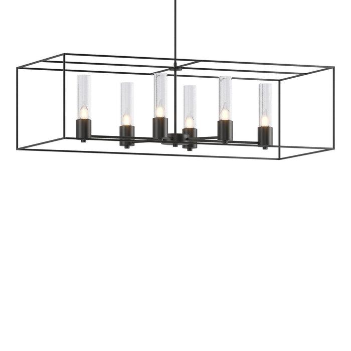 Hubbardton Forge - 138940-SKT-MULT-10-10-II0392 - Six Light Pendant - Portico - Black