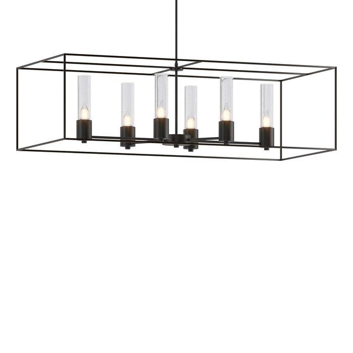Hubbardton Forge - 138940-SKT-MULT-10-14-II0392 - Six Light Pendant - Portico - Black