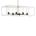 Hubbardton Forge - 138940-SKT-MULT-10-82-GG0392 - Six Light Pendant - Portico - Black