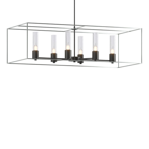 Portico Six Light Pendant Black