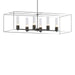 Hubbardton Forge - 138940-SKT-MULT-10-82-II0392 - Six Light Pendant - Portico - Black