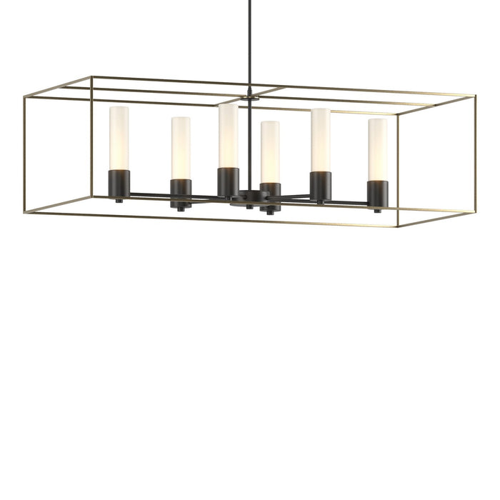 Hubbardton Forge - 138940-SKT-MULT-10-84-GG0392 - Six Light Pendant - Portico - Black