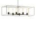 Hubbardton Forge - 138940-SKT-MULT-10-84-GG0392 - Six Light Pendant - Portico - Black