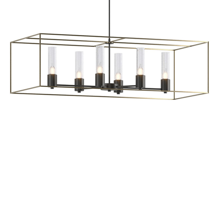 Hubbardton Forge - 138940-SKT-MULT-10-84-II0392 - Six Light Pendant - Portico - Black