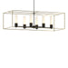 Hubbardton Forge - 138940-SKT-MULT-10-86-GG0392 - Six Light Pendant - Portico - Black