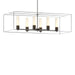 Hubbardton Forge - 138940-SKT-MULT-14-82-GG0392 - Six Light Pendant - Portico - Oil Rubbed Bronze