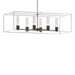 Hubbardton Forge - 138940-SKT-MULT-14-82-II0392 - Six Light Pendant - Portico - Oil Rubbed Bronze