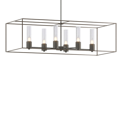 Portico Six Light Pendant Natural Iron