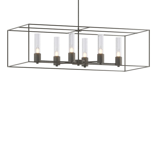 Portico Six Light Pendant Natural Iron
