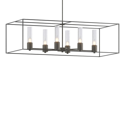Portico Six Light Pendant Natural Iron