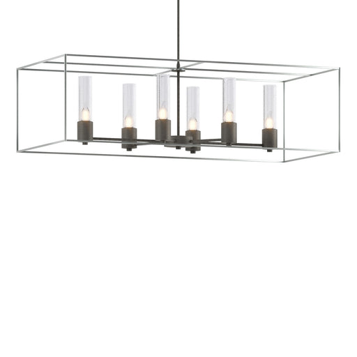 Portico Six Light Pendant Natural Iron