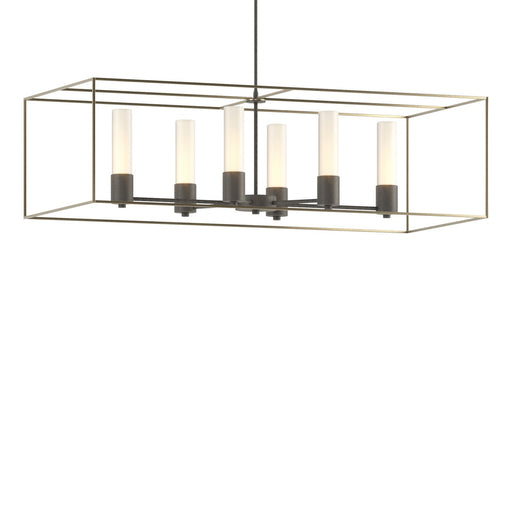 Portico Six Light Pendant Natural Iron