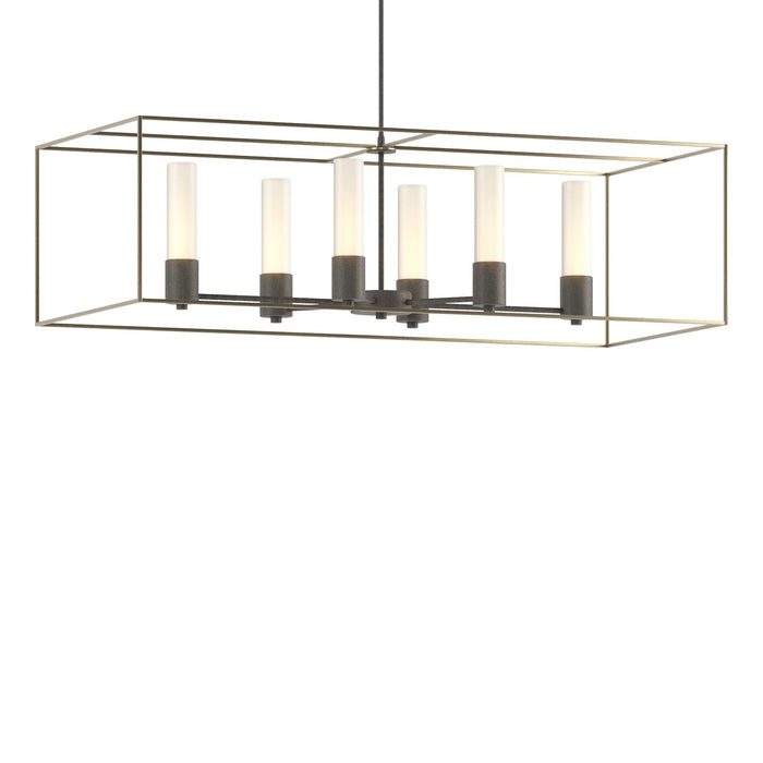 Hubbardton Forge - 138940-SKT-MULT-20-84-GG0392 - Six Light Pendant - Portico - Natural Iron