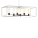 Hubbardton Forge - 138940-SKT-MULT-20-84-GG0392 - Six Light Pendant - Portico - Natural Iron