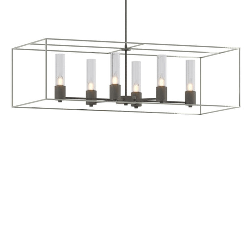 Portico Six Light Pendant Natural Iron