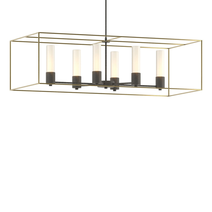 Hubbardton Forge - 138940-SKT-MULT-20-86-GG0392 - Six Light Pendant - Portico - Natural Iron