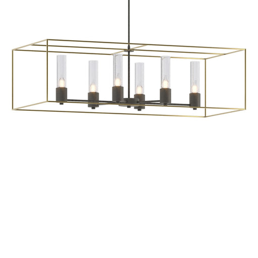 Portico Six Light Pendant Natural Iron