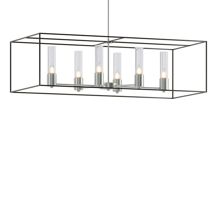 Hubbardton Forge - 138940-SKT-MULT-82-14-II0392 - Six Light Pendant - Portico - Vintage Platinum