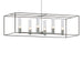 Hubbardton Forge - 138940-SKT-MULT-82-14-II0392 - Six Light Pendant - Portico - Vintage Platinum