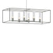 Hubbardton Forge - 138940-SKT-MULT-82-20-II0392 - Six Light Pendant - Portico - Vintage Platinum
