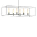 Hubbardton Forge - 138940-SKT-MULT-82-82-GG0392 - Six Light Pendant - Portico - Vintage Platinum