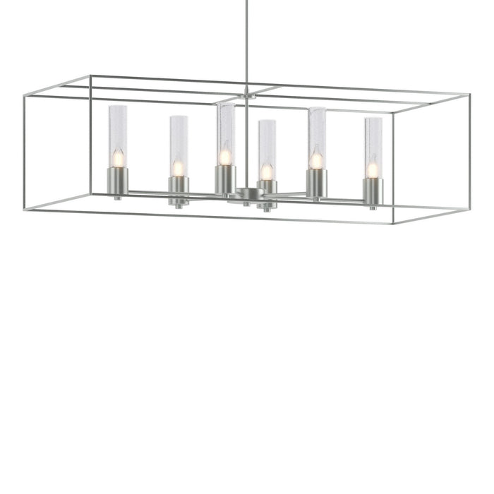 Hubbardton Forge - 138940-SKT-MULT-82-82-II0392 - Six Light Pendant - Portico - Vintage Platinum