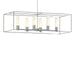 Hubbardton Forge - 138940-SKT-MULT-82-85-GG0392 - Six Light Pendant - Portico - Vintage Platinum